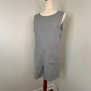 Junk Food Women's Mickey Mouse Embroidered Romper NWOT